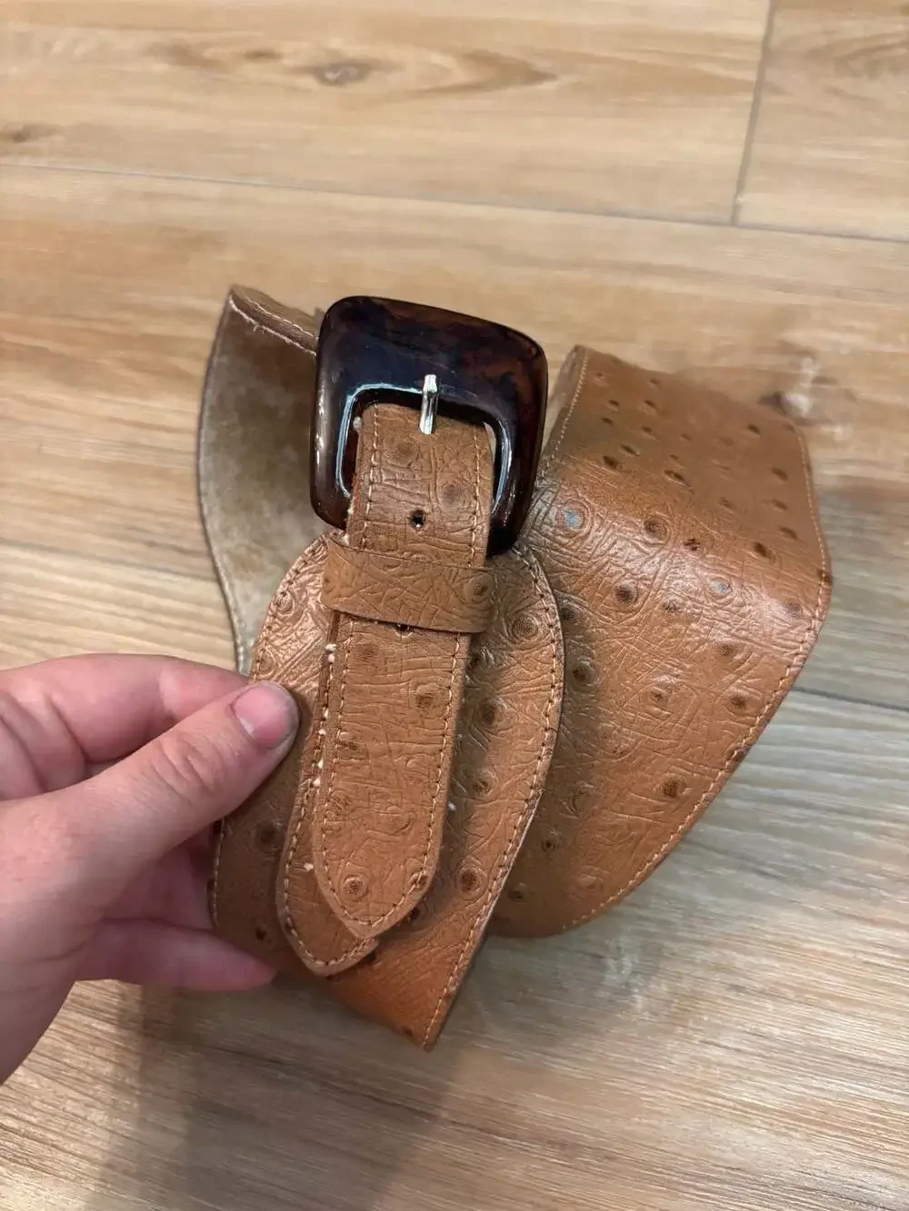 Unbranded wide tan